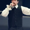 Rapper Bad Bunny Billions Club Live Show 2026 Black Vest