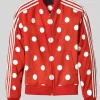 Red Adidas Big Polka Dot Jacket