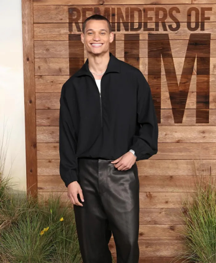 Reminders of Him Premiere Tyriq Withers Black Jacket