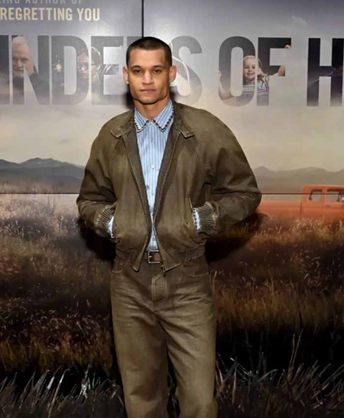 Reminders of Him Tyriq Withers Brown Denim Jacket