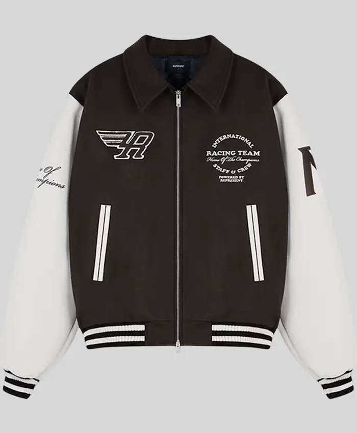 Represent 2026 Racing Varsity Jacket Black