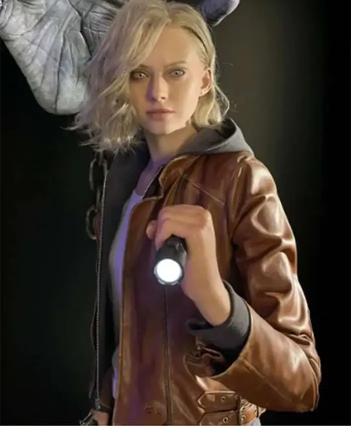 Resident Evil Requiem Grace Ashcroft Leather Jacket For Sale