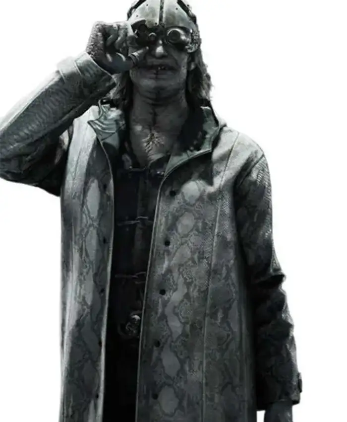 Resident Evil Requiem Victor Gideon Snakeskin Coat