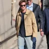 Robert Pattinson Los Angeles Suede Jacket Front