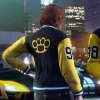 Rockstar Community GTA Series Blue and Yellow Varsity Jacket for Men and Women