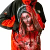STFU x AWAKE NY Airbrushed TNF Jackets red