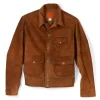 Scarpetta Bobby Cannavale Brown Suede Jacket For Sale