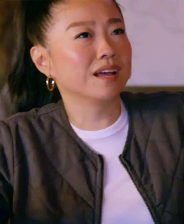 Sherry Cola Wild Vacation Rentals S01 Quilted Jacket For Sale