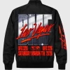 Shop Las Vegas UFC 326 Lightweight Zip Up Black Satin Bomber Jacket for Men and Women
