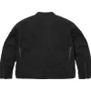 Shop Supreme Vanson Leather Black Cordura Jacket