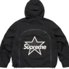 Shop Supreme X Vanson Leathers GORE-TEX Black Shell Jacket For Men and Women