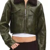 Shrinking S03 Isabella Gomez Green Jacket Front