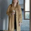 Shrinking S03 Lily Rabe Brown Coat