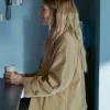 Shrinking S03 Lily Rabe Brown Coat Side