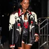 Simone Ashley Tashca NYC 2026 Leather Jacket For Sale