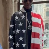 Snoopdogg Winter Olympics 2026 USA Flag Leather Jacket