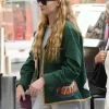 Sophie Turner Green Blazer