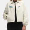 St. Louis Blues Heathered Bone Coach’s Jacket Front