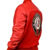 Star Trek Starfleet Academy Sandro Rosta Red Bomber Jacket