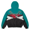 Supreme MM6 Split Stadium Hip Hop Jacket Green