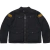 Supreme Vanson Leather Black Cordura Jacket