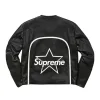 Supreme Vanson Leather Jacket Black Back