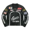 Supreme Vanson Leather Jacket Black Front