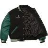 Supreme x Number (N)ine x Mickey Mouse Varsity Jacket Black Front