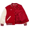 Supreme x Number (N)ine x Mickey Mouse Varsity Jacket Red Front