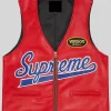 Supreme x Vanson Spider Web Leathers Vest