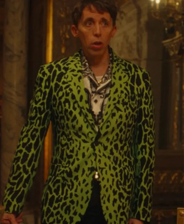 The Beauty S01 Kevin Cahoon Green Leopard Blazer