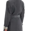 The Beauty S01 Rebecca Hall Grey Belted Blazer Back