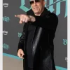 The Bluff 2026 Event Vin Diesel Black Leather Coat
