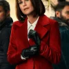 The Borderline S01 Minnie Drive Red Coat For Sale