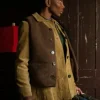 The Christophers Michaela Coel Brown Vest