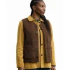 The Christophers Michaela Coel Brown Vest For Sale