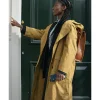 The Christophers Michaela Coel Mustard Coat