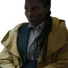 The Christophers Michaela Coel Mustard Coat For Sale