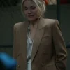The Madison S01 Michelle Pfeiffer Brown Blazer For Sale