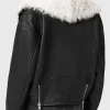 The Moment Lily Mcmenamy Black Leather Jacket Back