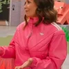 The Today Show Kayleen Walters Pink Fringe Jacket