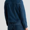 The View 2026 Joy Behar Blue Denim Jacket Back