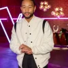 The Voice S29 John Legend White Varsity Jacket