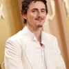 Timothée Chalamet Actor Awards 2026 White Blazer Front