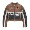 Travis Scott Cactus Jack Leather Jacket