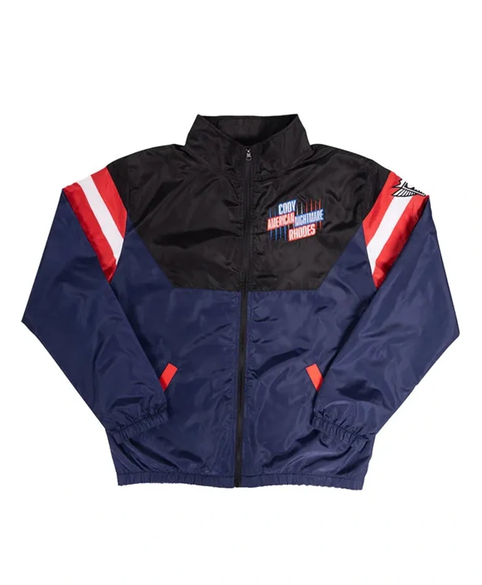 WWE 2026 Cody Rhodes Neon Nightmare Windbreaker Jacket