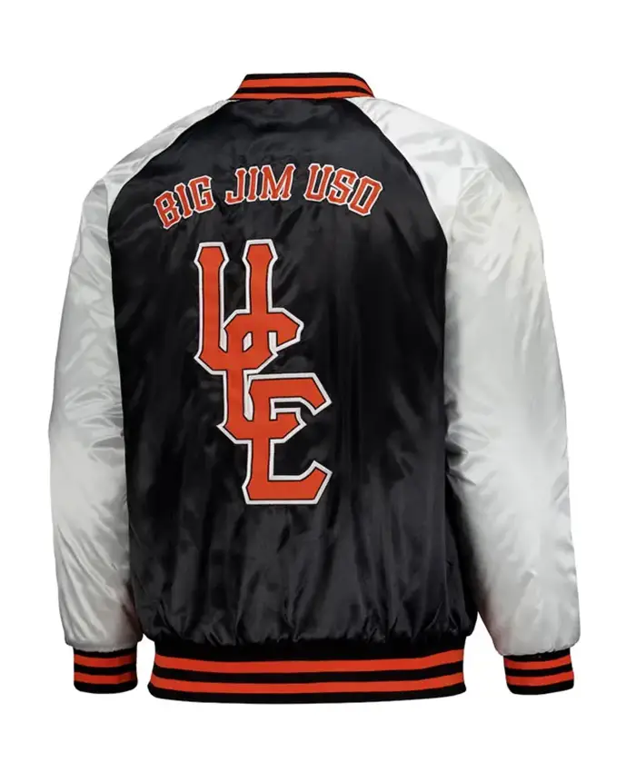 WWE Jimmy Uso 2026 Varsity Jacket Back