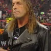 WWE Monday Night Raw Bret Hart Leather Jacket Side