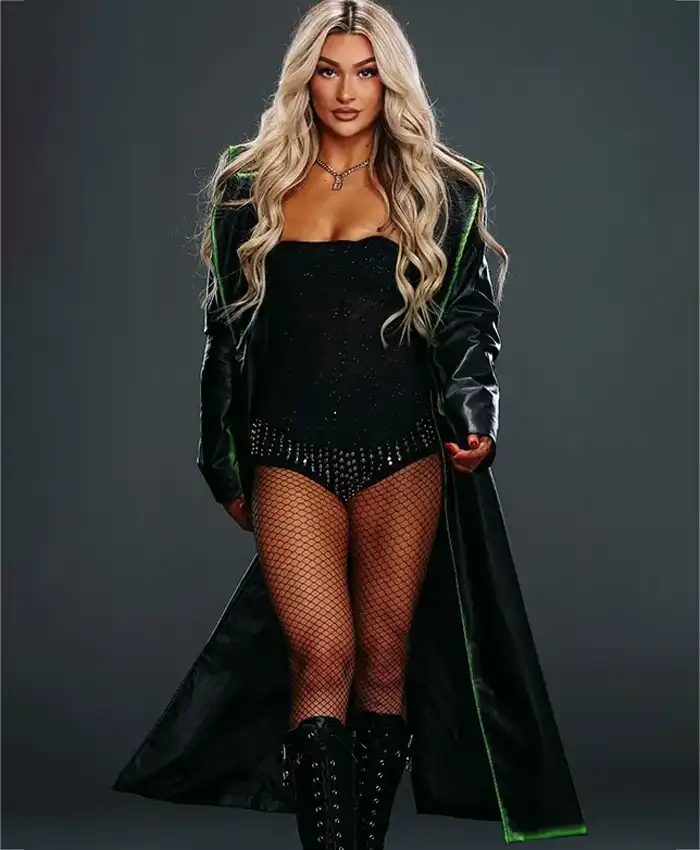 WWE NXT Izzi Dame Black Leather Coat