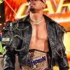 WWE SmackDown 2026 Carmelo Hayes Chained Melo Don’t Miss Leather Jacket